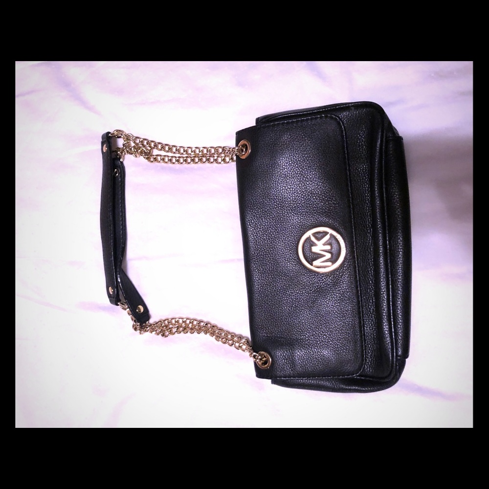 Michael Kors Leather Bag | Purse Color: Black